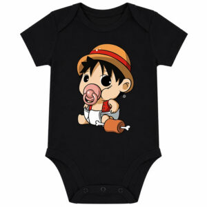 Baby Monkey D Luffy Chibi Bodysuit for Newborn
