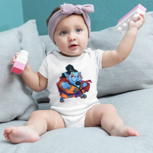 Chibi Jinbe One Piece Newborn Bodysuit Cotton