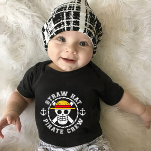 Straw Hat Pirate Crew Baby Romper Long Short Sleeve
