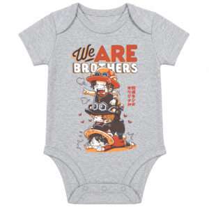 We Are Brothers Ace Sabo Luffy One Piece Onesie Baby