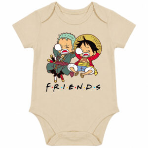 Zoro and Luffy Organic Cotton Bodysuit Baby​ Boy, Girls