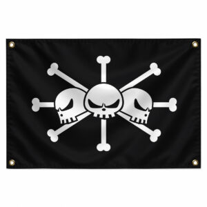 Blackbeard Pirates Flag One Piece Jolly Roger