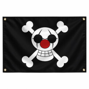Buggy Jolly Roger Flag One Piece Wall Banner Anime