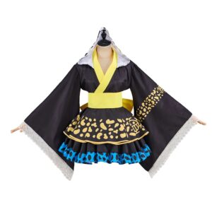 Female Trafalgar Law Kimono Dress Cosplay