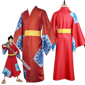 Monkey D Luffy Wano Kimono Cosplay Costume