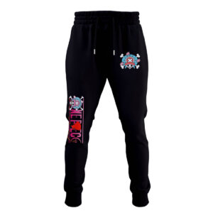 One Piece Chopper Jolly Roger Black Jogger Pants
