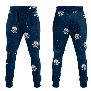 One Piece Gear 5 Jolly Roger Pattern Jogger Pants