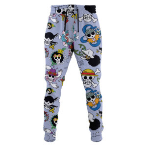 One Piece Jolly Roger Icons Pattern Jogger Pants