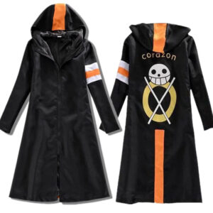 One Piece Law Dressrosa Costume Cloak Cosplay