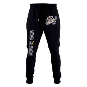 One Piece Luffy Gear 5 Black Jogger Pants