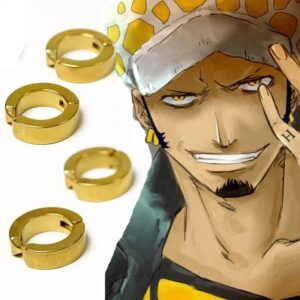 Trafalgar Law Earrings Cosplay Set 2/4PCS