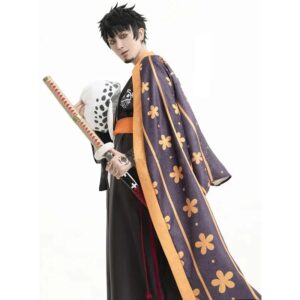 One Piece Trafalgar Law Wano Outfit Cosplay Costume