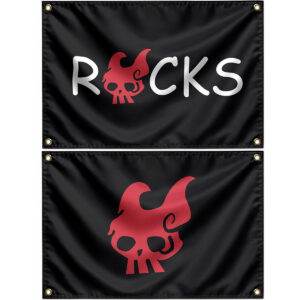 Rocks D Xebec Rocks Pirates Flag Jolly Roger (3styles)