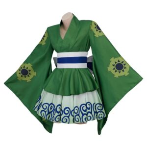 Female Roronoa Zoro Kimono Wano Dress Cosplay