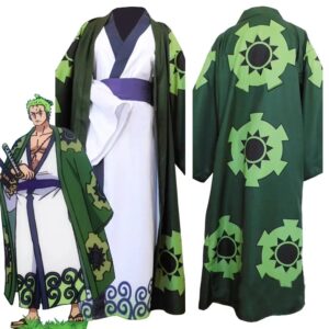 Roronoa Zoro Wano Outfit Costume Cosplay