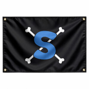 Sabo Flag One Piece Jolly Roger Hanging Banner