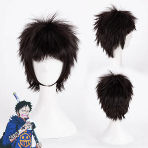 Trafalgar Law Wig Cosplay Hair Halloween