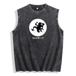 Gear 5 Joy Boy Silhouette Washed Tank Top