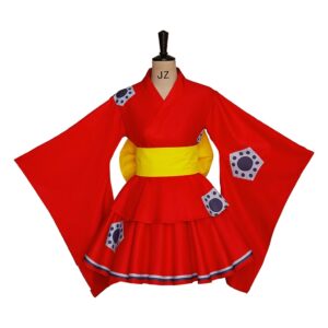 Luffy Cosplay Female Wano Kimono Costume for Women