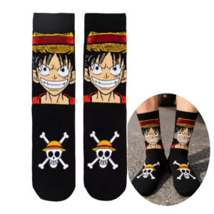 Monkey D Luffy Jolly Roger Crew Socks