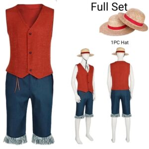 Monkey D Luffy Live Action Cosplay Costume For Sale