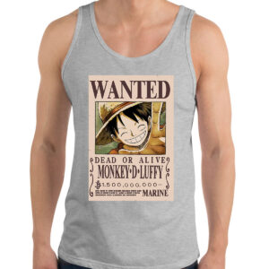 Monkey D Luffy Wanted Vintage Tank Top