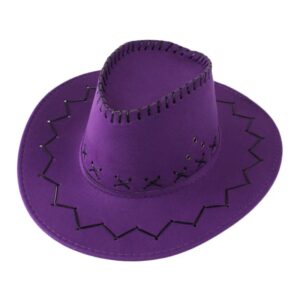 Nico Robin Cowboy Hat Cosplay Hat​ (Purple/White)