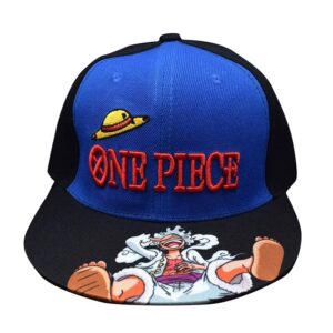 One Piece Gear 5 Snapback Hat Luffy Anime Cap