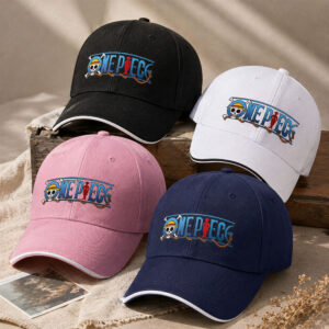 One Piece Logo Baseball Cap Adjustable Printed Hat