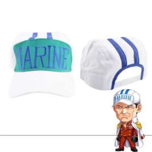 One Piece Marine Hat Cosplay Admiral Cap Unisex