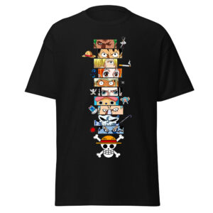 One Piece Straw Hat Pirates Crew Eyes Black Graphic T Shirt