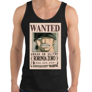 Roronoa Zoro Wanted Vintage Tank Top