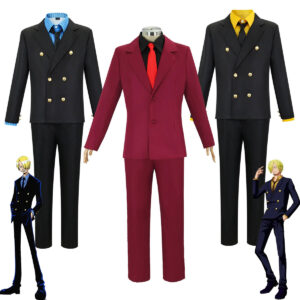 Sanji Cosplay​ Halloween Costume Suit Outfit