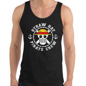 Straw Hat Pirate Crew Vintage Tank Top