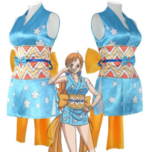 Nami Wano Cosplay Kimono Costume Outfits