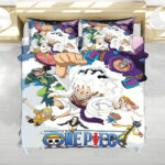 One Piece Gear 5 Straw Hat Egghead Bedding Set