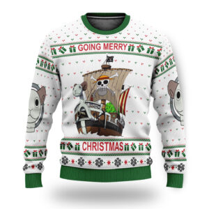 One Piece Going Merry Christmas Ugly Sweater