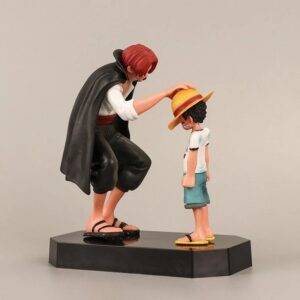 Kid Luffy and Shanks Figure Statue 18cm