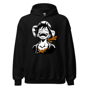One Piece Monkey D Luffy Laughing Pullover Hoodie