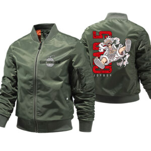 Joy Boy Luffy​ Gear 5 Streetwear Bomber Jacket