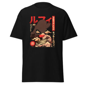 One Piece Luffy Pirate King Japanese Wave T Shirt