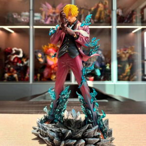Sanji Ifrit Jambe Blue Flame Figure 24cm