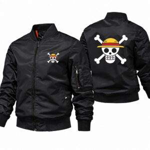 One Piece Straw Hat Jolly Roger Bomber Jacket