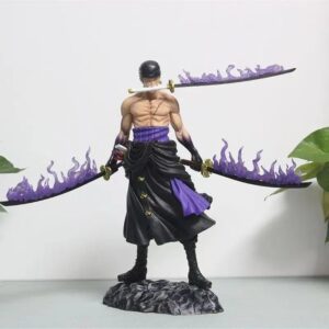 Zoro Action Figure Purple Flame Three Sword (25cm)